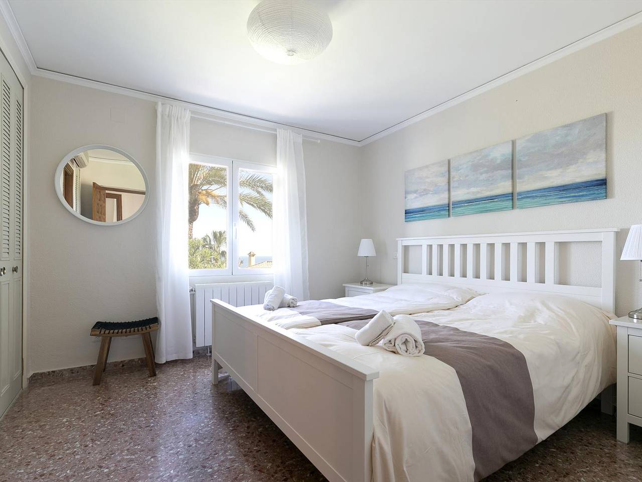 Villa in Denia with private pool, air conditioning, parking in quiet area in Montgo, Dénia