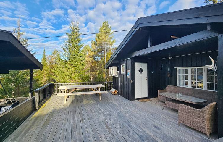 Casa de vacaciones para 9 personas con terraza in Sigdal