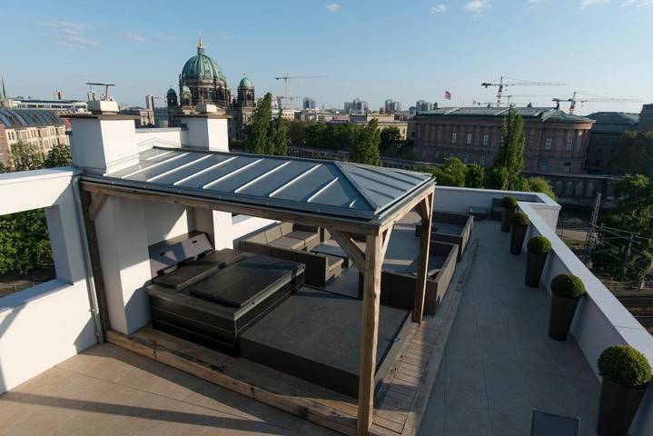 Ferienwohnung für 7 Personen, mit Balkon und Whirlpool sowie Terrasse und Sauna bei der Museumsinsel Berlin - 4