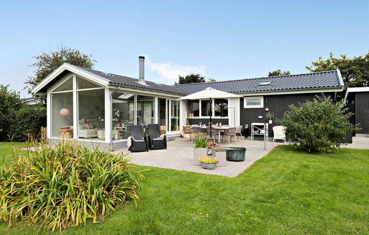 Ferienhaus für 8 Personen, mit Garten an der Kattegat Küste