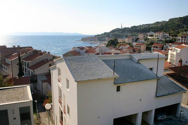 Apartamento entero, Apartamento para dos personas con balcón y vista al mar Podgora, Makarska A-12326-b in Podgora, Rivera de Makarska