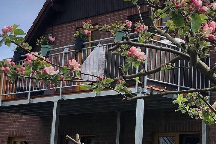 Ferienwohnung für 8 Personen, mit Garten und Balkon in Osterbruch