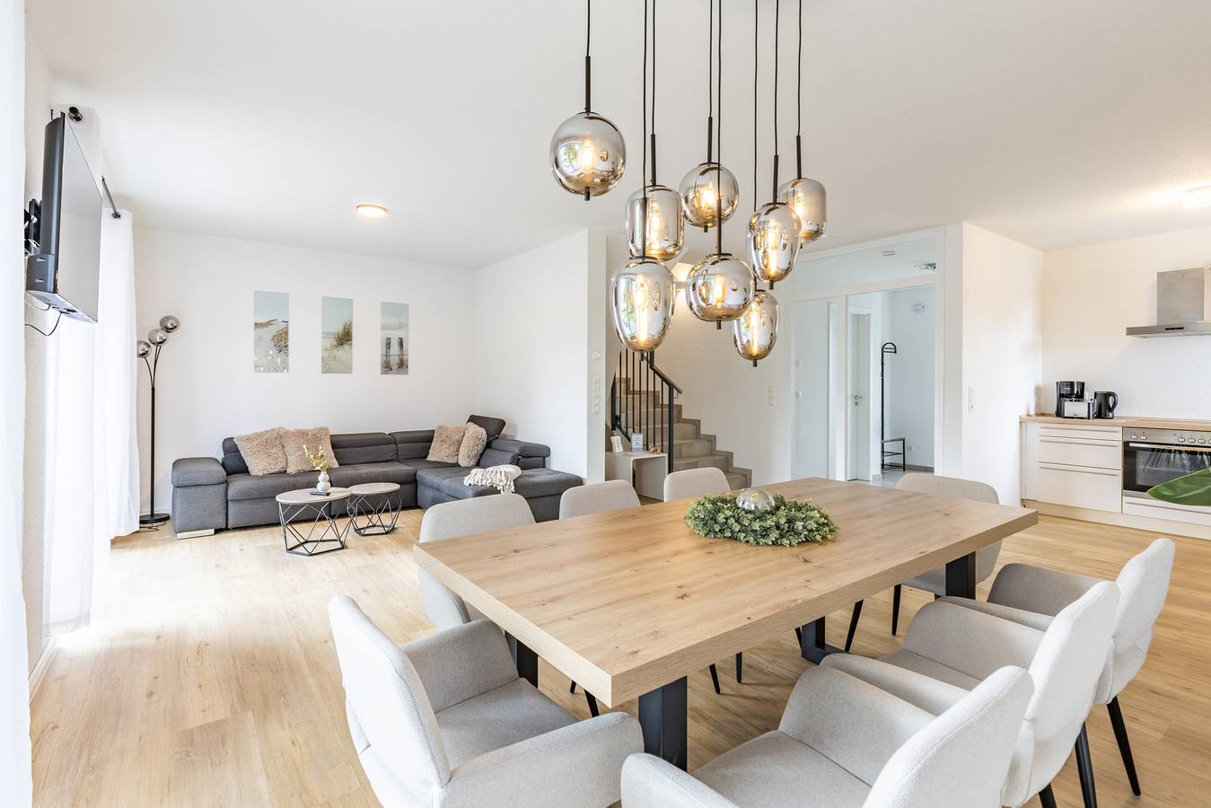 Ferienhaus 'Das Strandhaus 2' mit gemeinsamer Terrasse und Wlan in Lembruch, Landkreis Diepholz