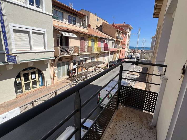 Gîte pour 4 personnes, avec balcon dans Plage Centrale (Valras-Plage)