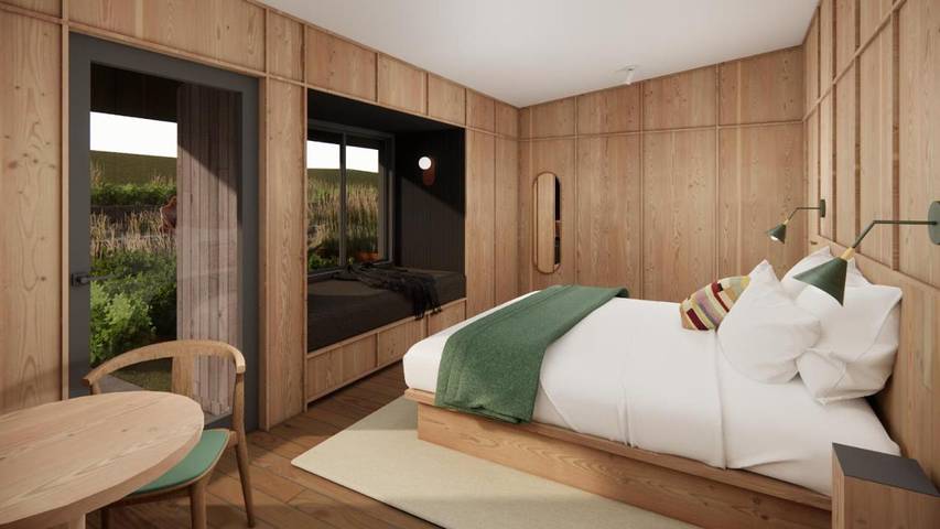 Hôtel pour 3 personnes, avec piscine et jardin à Bromont - 4