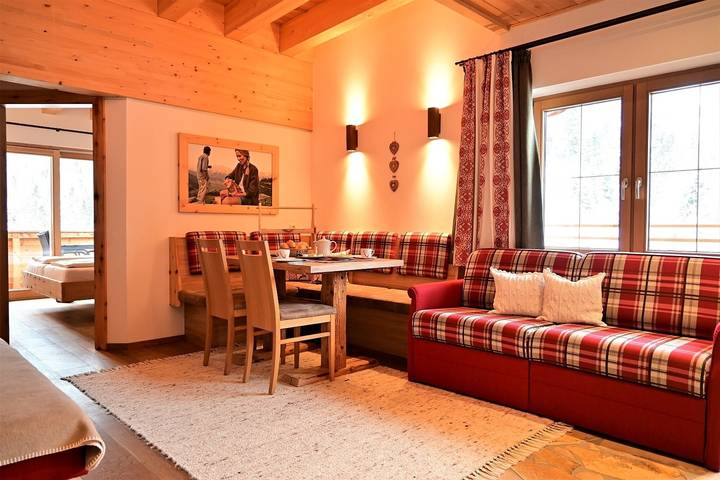 Ferienwohnung für 6 Personen, mit Balkon und Garten sowie Sauna und Ausblick in Biberwier - 2