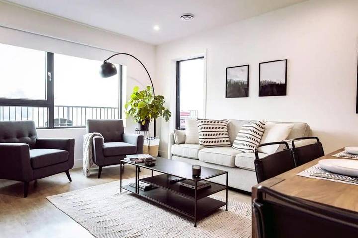 Vakantiewoning voor 6 personen, met balkon en uitzicht in Revelstoke