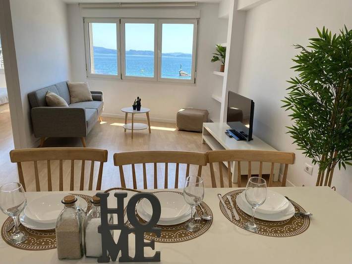 Casa de férias para 4 pessoas, com vista em Sanxenxo