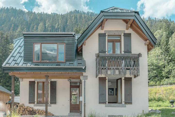 Chalet pour 7 personnes, avec balcon et jardin dans Argentière