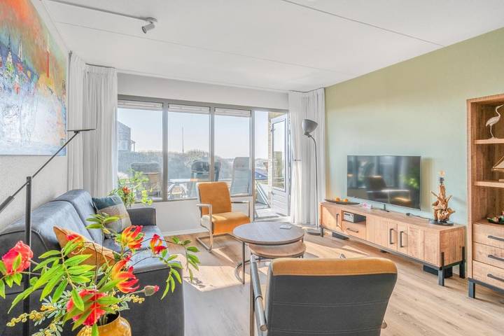 Ferienwohnung für 4 Personen, mit Balkon und Ausblick auf Texel