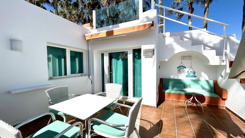 Gîte pour 2 personnes, avec terrasse ainsi que piscine et vue sur l’océan à Costa Calma - 2