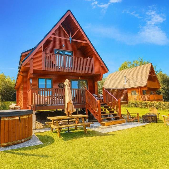 Camping für 4 Personen, mit Garten und Ausblick sowie Seeblick, mit Haustier in Irland