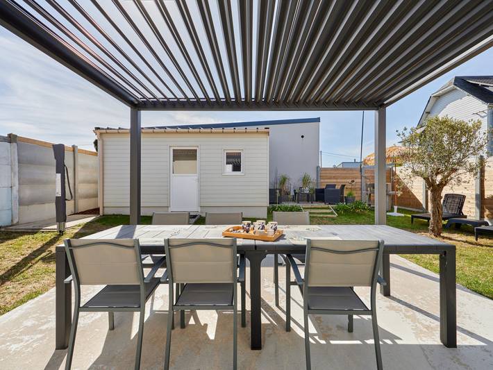 Maison de vacances pour 4 personnes, avec terrasse et jardin à Agon-Coutainville