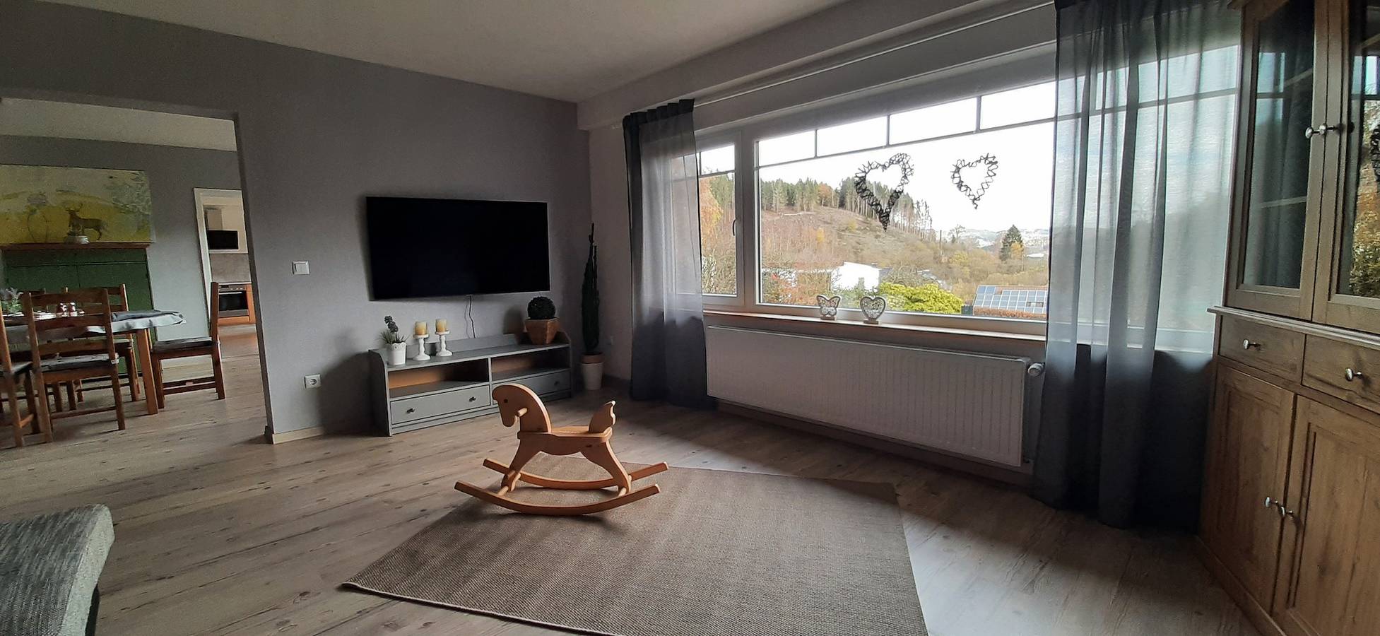 Ferienwohnung Schöne Aussicht am Rothaarsteig - Ferienwohnung (80qm) mit 2 Schlafzimmern in Bad Laasphe, Kreis Siegen-Wittgenstein