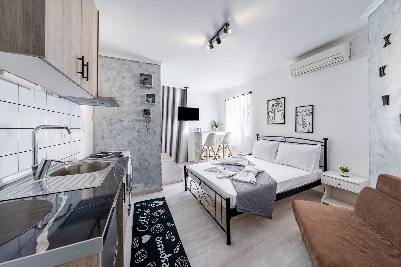 Ganze Wohnung, Ferienwohnung 'Utopia Central' mit Klimaanlage in Korfu (Stadt), Korfu