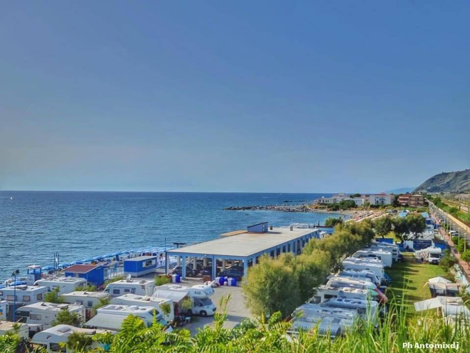 Lido Tirreno beach in Amantea, Province de Cosenza
