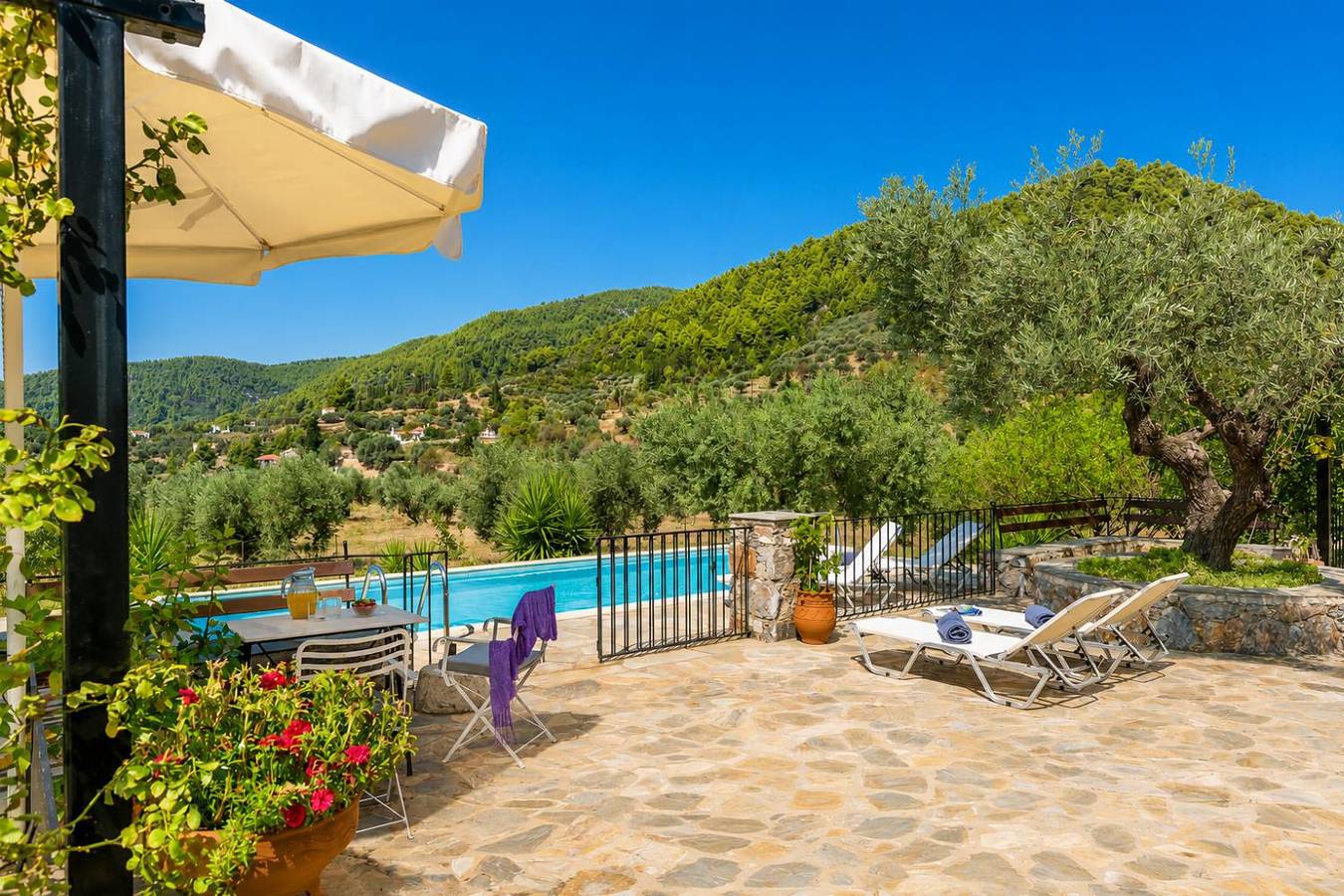 Villa für 4 Personen mit Balkon in Panormos (Skopelos), Sporaden