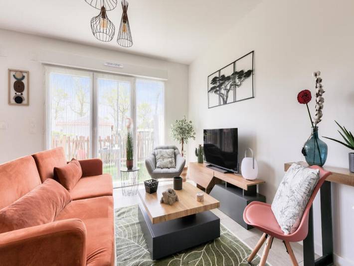 Appartement de vacances pour 6 personnes, avec jardin