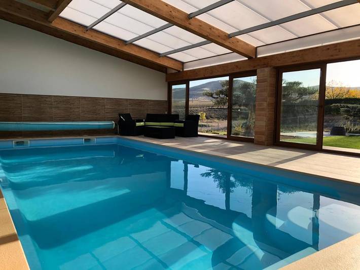 Chalet para 16 personas, con piscina además de jardín y vistas en Provincia de Zaragoza - 4