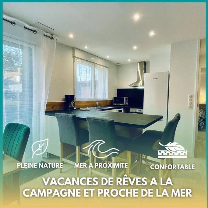 Maison de vacances pour 6 personnes, avec terrasse et jardin