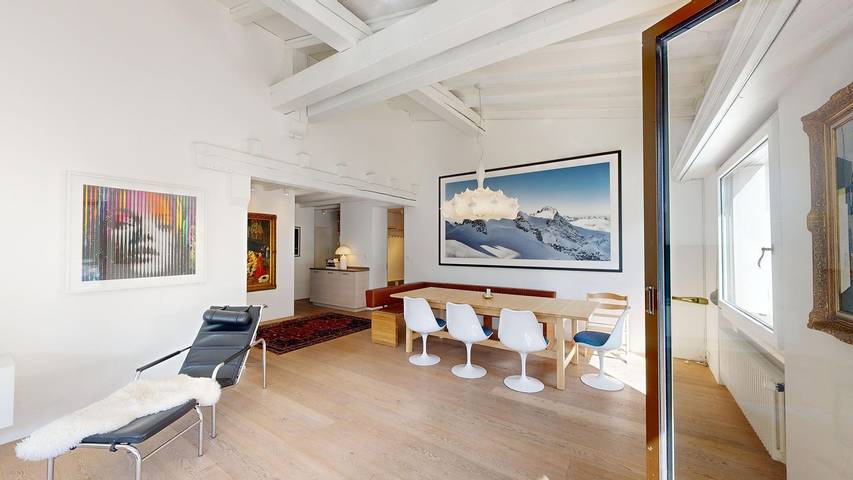 Ferienwohnung für 8 Personen, mit Sauna und Terrasse in St. Moritz - 4