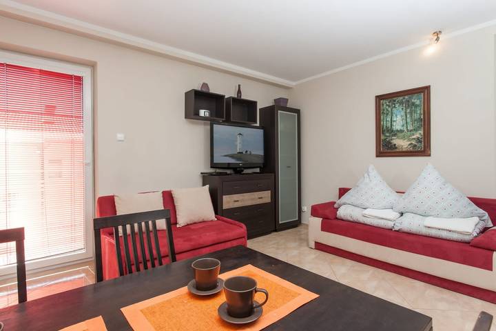 Studio für 3 Personen, mit Balkon/Terrasse, kinderfreundlich in Swinemünde