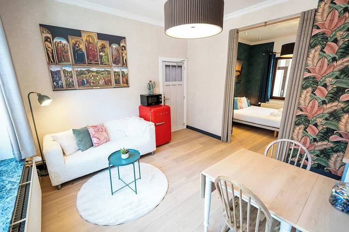 Maison de vacances pour 2 personnes, avec balcon et jardin à Gand