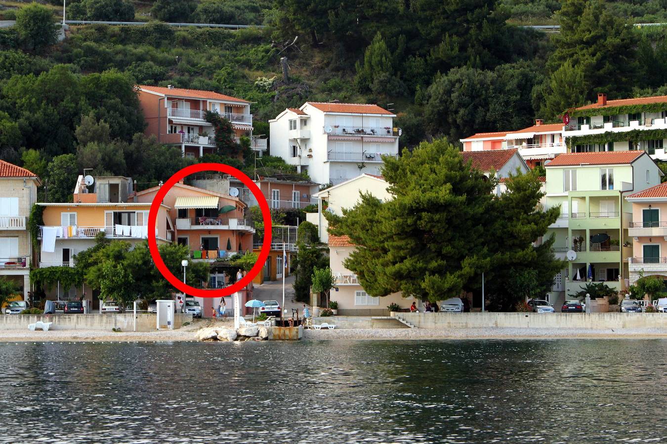 Ganze Wohnung, 1-Zimmer-Ferienwohnung am Strand Podgora, Makarska -a in Podgora, Makarska Riviera