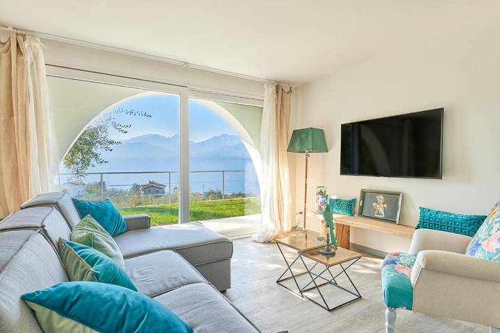 Ferienhaus für 6 Personen, mit Pool und Garten sowie Seeblick und Ausblick, mit Haustier in Malcesine - 2