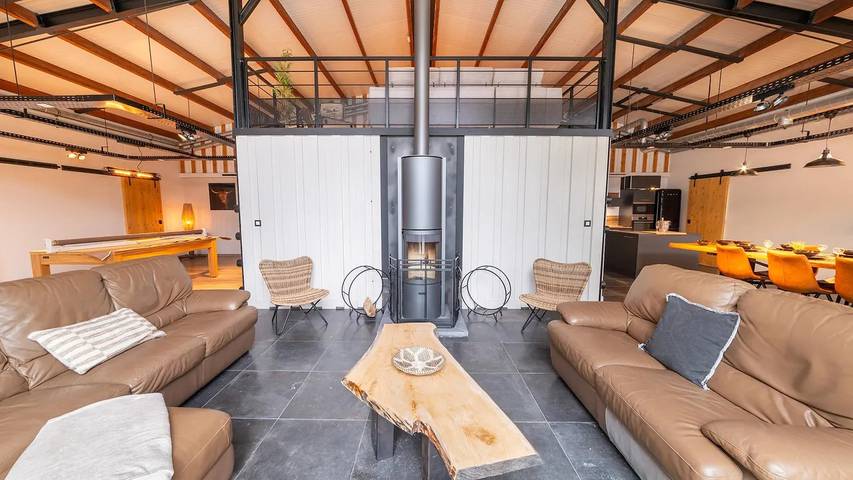 Location de vacances pour 9 personnes, avec piscine ainsi que jardin et sauna à Ohey - 3