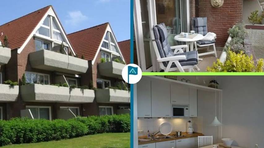 Ferienwohnung für 2 Personen, mit Balkon - 1