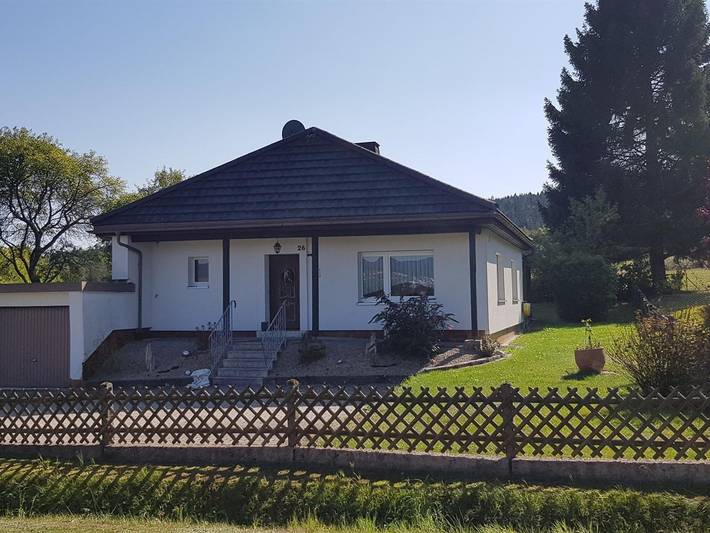 Ferienhaus für 4 Personen, mit Terrasse und Garten sowie Ausblick in Mehlmeisel