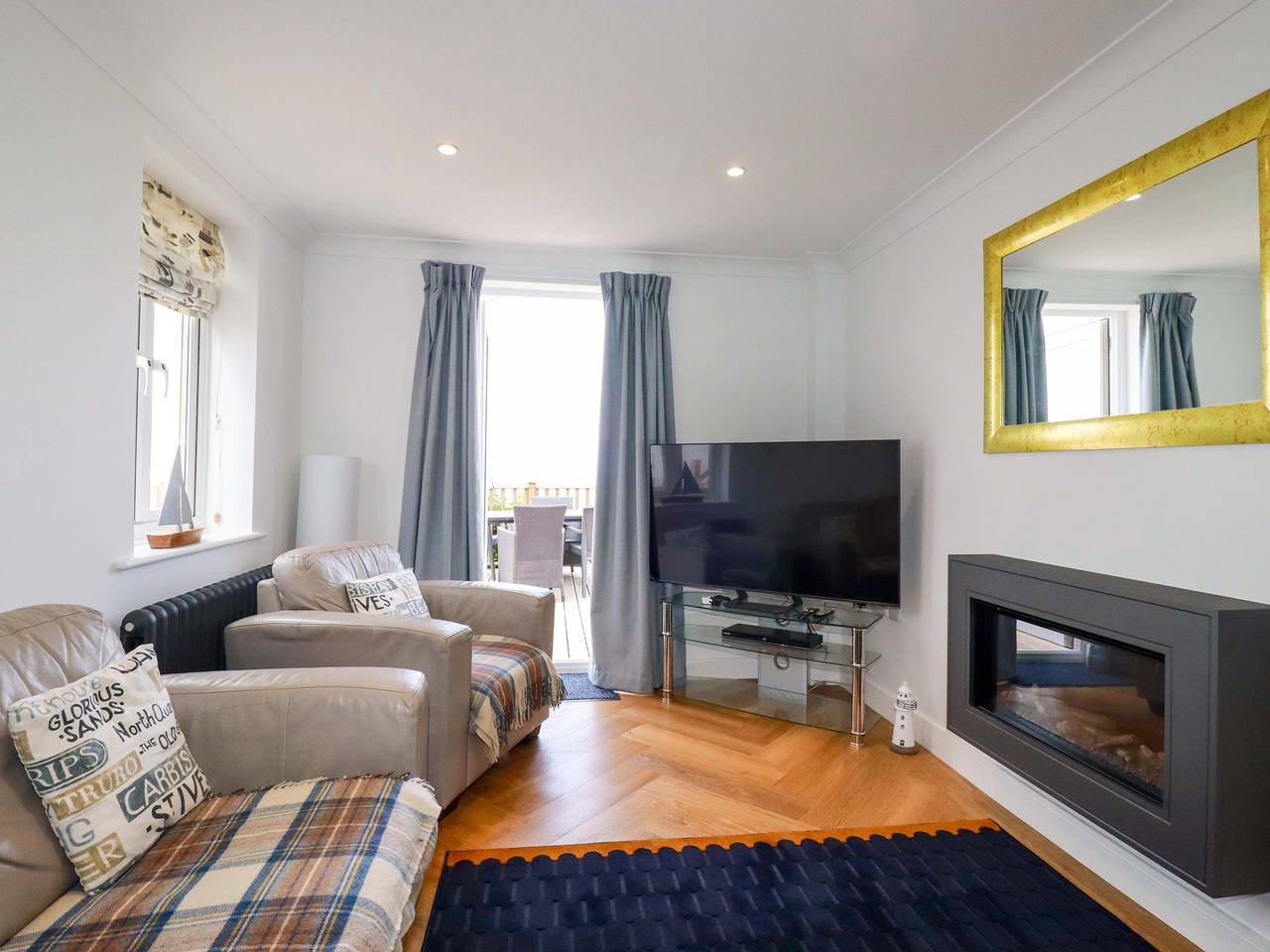 Pink House in Mevagissey, Cornwall