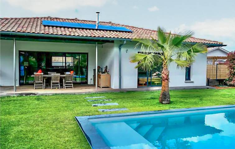 Location de vacances pour 6 personnes, avec Terrasse ainsi que Jardin et Vue dans Cazaux