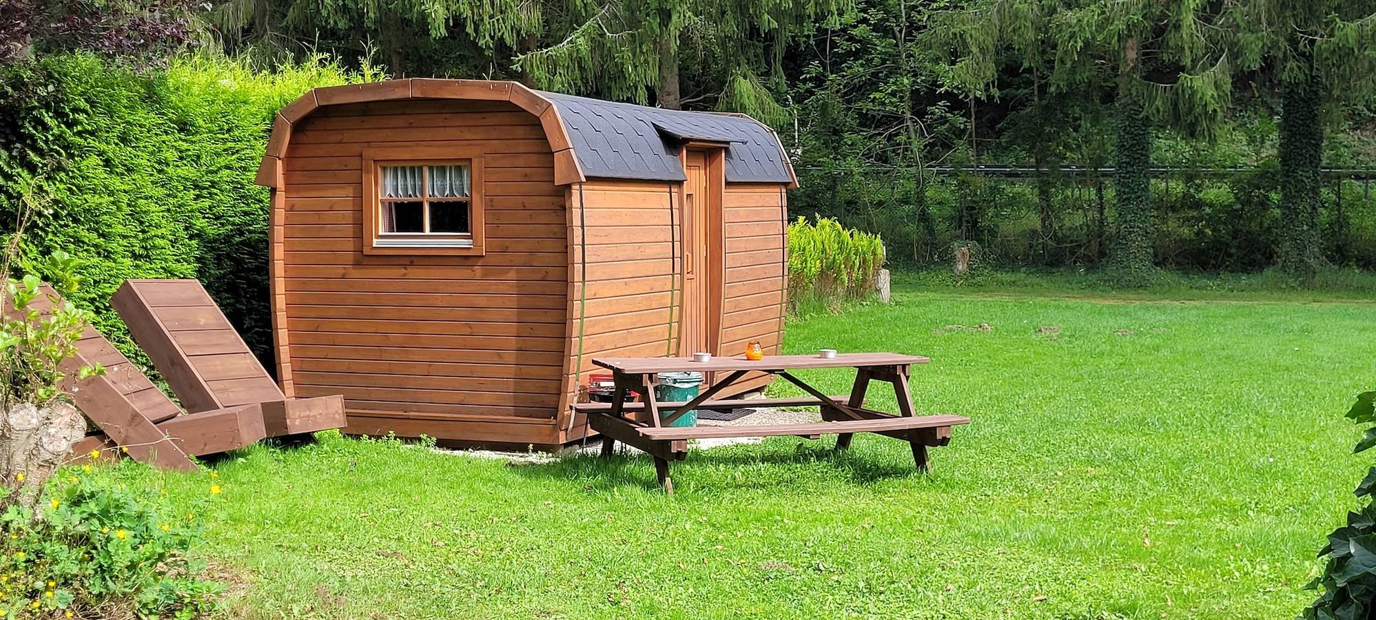 Ganze Ferienwohnung, Schäferhütte Camping Aumühle in Schweppenhausen, Nahetal