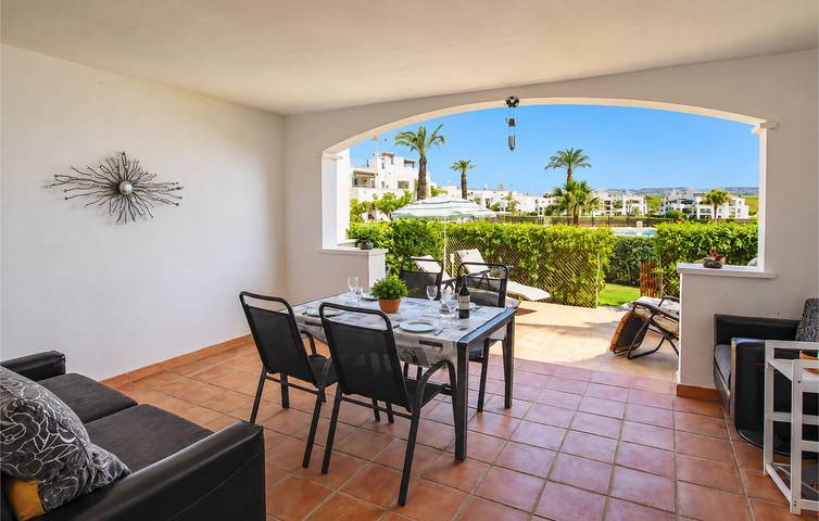 Appartement de vacances entier, Terrasse au bord de la piscine : 200m de la plage in Murcia, Murcia l'intérieur des terres