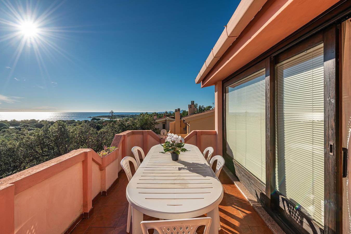 Casa de vacaciones "Villa Mary 2" con vistas al mar, balcón, jardín y terraza in Porto Tramatzu, Villaputzu