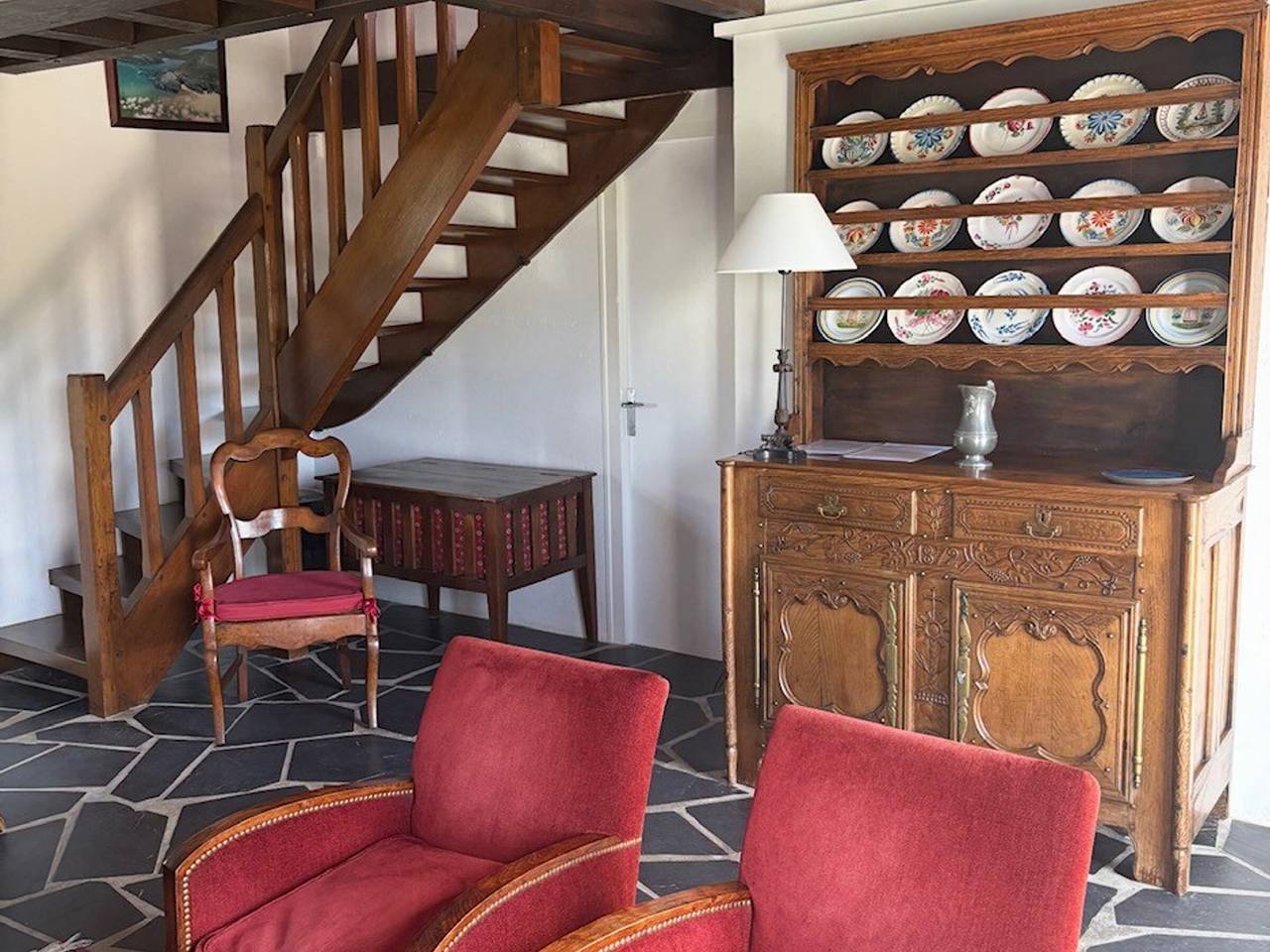 Authentisches bretonisches Haus in Sauzon mit Parkplatz in Sauzon, Côte des Mégalithes