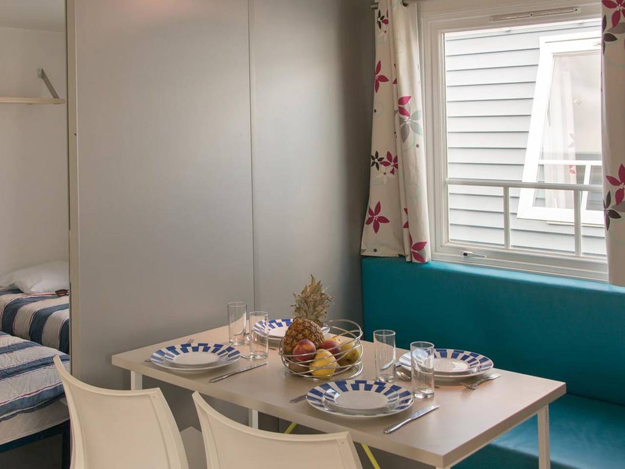 Mobilheim mit Terrasse - 4 Personen - Safe in Saint-Maurice-d'Ibie, Ardèche