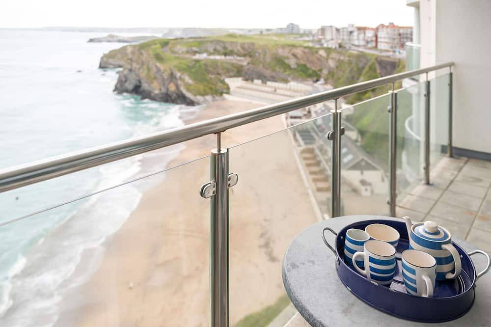Apartamento entero, Impresionante apartamento en lo alto de un acantilado con impresionantes vistas al mar \"Wow\" con vistas a la playa in Newquay, Cornualles