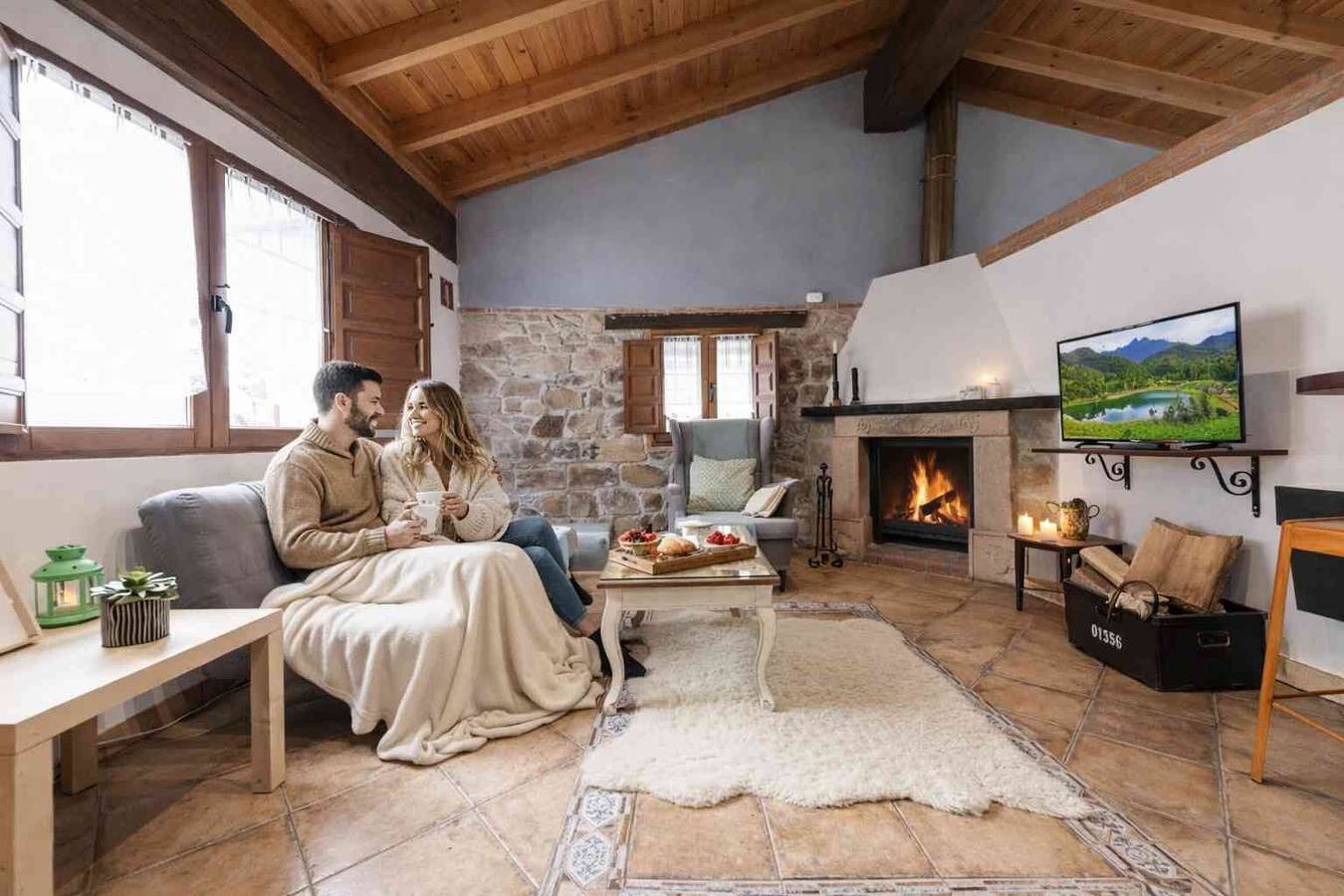 Casa rural 'El Carbayu, bubbelbad en uitzicht' met bergzicht, terras en wifi, foto 14