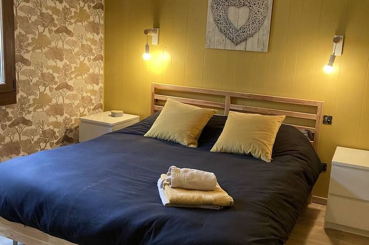 Gîte pour 4 personnes, avec sauna et jardin ainsi que balcon et jacuzzi, animaux acceptés dans Schnepfenried - 2