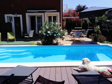 Chambre d’hôte pour 4 personnes, avec jardin et piscine, animaux acceptés dans les Pyrénées-Orientales