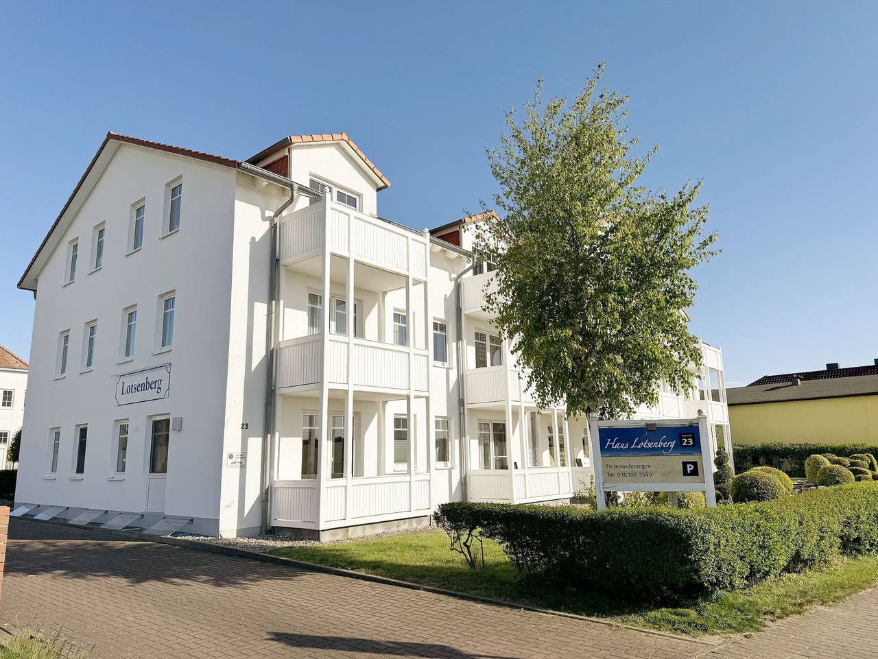 Ganze Ferienwohnung, F: Seemann Appartement Whg. C14 mit Balkon in Thiessow, Mönchgut