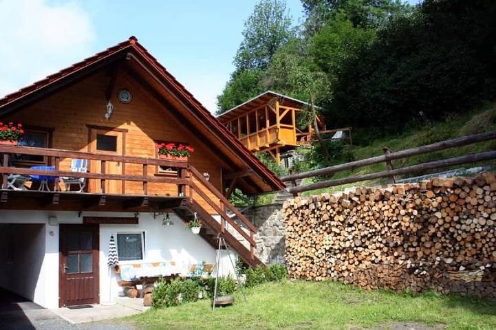 Bauernhof für 4 Personen, mit Terrasse und Garten sowie Sauna