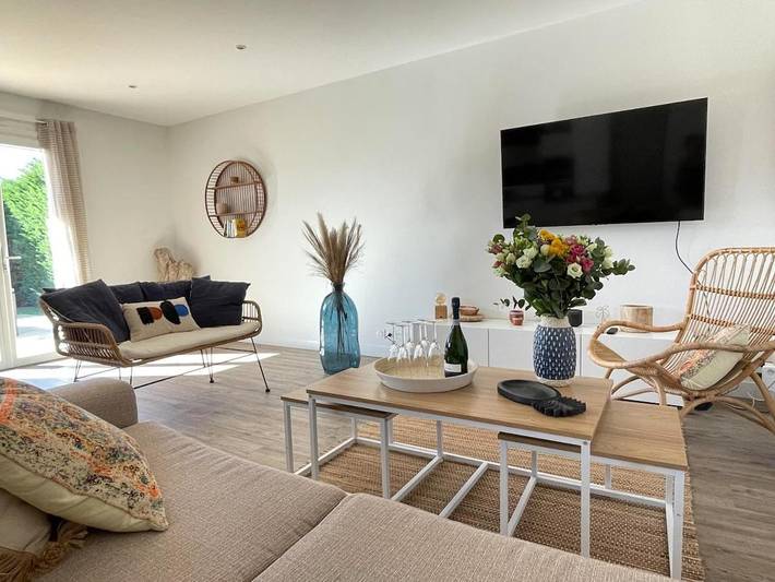Maison d’hôte pour 6 personnes, avec jardin et terrasse