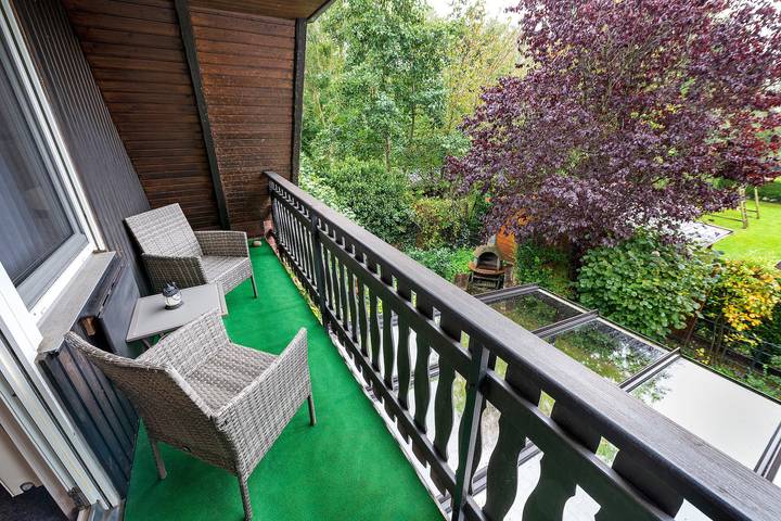 Casa Godewind con terraza, jardín, WiFi y balcón cerca de la playa en Otterndorf in Otterndorf, Cuxland
