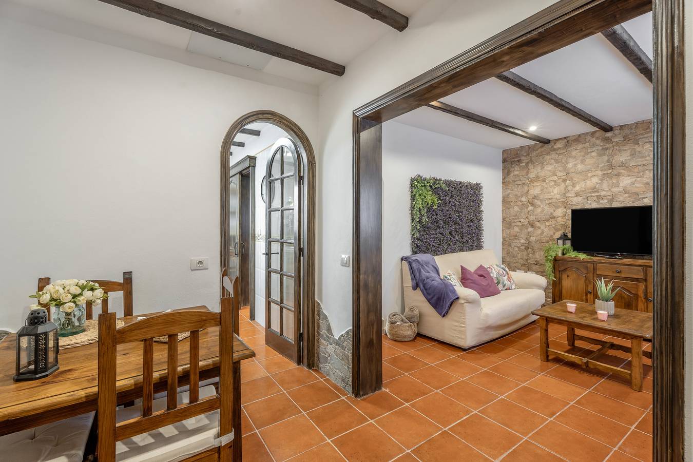 Maison de vacances 'Abuelo Manuel' avec vue sur la mer, Wi-Fi et climatisation in Granadilla de Abona, Tenerife du Sud