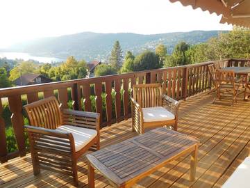 Chalet pour 6 personnes, avec jardin ainsi que terrasse et vue sur le lac, animaux acceptés dans La Bresse-Hohneck