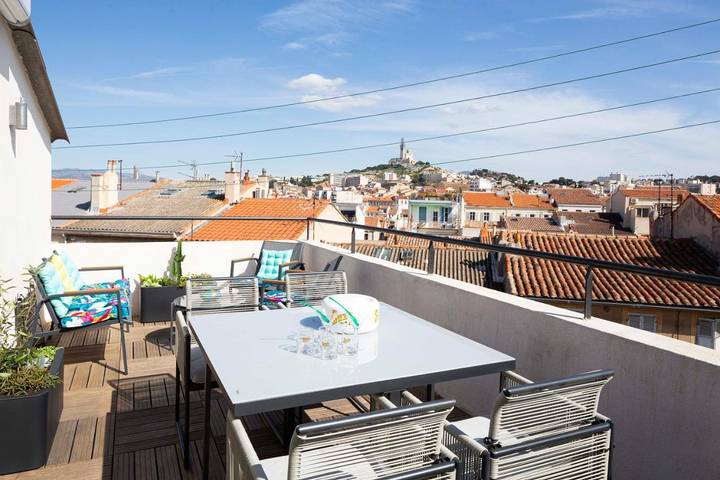 Villa voor 4 personen, met uitzicht en terras in Marseille